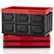 FOHERE 48L Collapsible Storage Bins with Lids 3 Packs, Stackable Storage Bins with Handles for Organizing, Camping and Tools, Heavy Duty Capacity