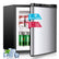 1.1 Cu Ft Mini Upright Freezer, Compact Countertop Freezer, 7-Level Thermostat, Quiet Operation, Reversible Door, Stainless steel