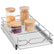 FOHERE Pull Out Cabinet Organizer 11.6" x 21", Slide Out Cabinet Organizer for Kitchen Organizers and Storage, Slide Out Drawers for Kitchen Cabinets