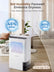 Dehumidifier for Home 2000 Sq.Ft, 85OZ Dehumidifiers for Basement Bedroom Bathroom with Drain Hose, Auto Shut Off, Humidity Display & 7 Color Light