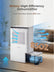 Dehumidifier for Home 2000 Sq.Ft, 85OZ Dehumidifiers for Basement Bedroom Bathroom with Drain Hose, Auto Shut Off, Humidity Display & 7 Color Light