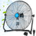 FOHERE 20" High Velocity Floor Fan, 3 Speeds, 360° Tilt Head, Heavy Duty Metal Fan for Industrial Commercial Warehouse Space Garage Gym Workshop Shop Factory Basement, Black