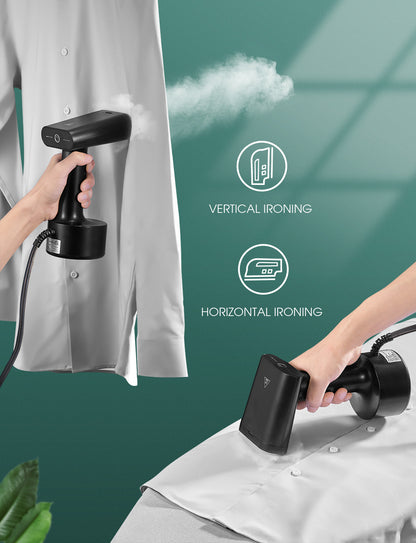 Dampfglätter, Reisesteamer 7-in-1, Handdampfglätter 15s schnelle Aufheizzeit, Faltenentferner, 1200W leistungsstarkes tragbares Dampfbügeleisen für Zuhause und Reisen