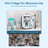 Mini Skincare Fridge, 5 Liter/6 Can Frifge for Bedroom, Small Portable Drink Fridge, Exclusive USB Power, 110V/12V Fridge for Dorm, Car, Traval, Camping, Quite Mode, Black