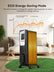 FOHERE Oil Filled Radiator Heater for Indoor Use Large Room, Safe with Thermostat, 1500W Quiet Energy Efficient Space Heater with Remote, 4 Modes, 24H Timer, Overheat Protection, Black