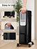 FOHERE Oil Filled Radiator Heater for Indoor Use Large Room, Safe with Thermostat, 1500W Quiet Energy Efficient Space Heater with Remote, 4 Modes, 24H Timer, Overheat Protection, Black