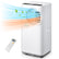 FOHERE 8000 BTU Portable Air Conditioner for Room Cooling and Heating, Covers up to 350 Square Feet, 5-in-1 All-Season Portable Air Conditioner with Remote Control and Window Kit, White