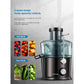 Juicer Extractor, 800W Juicer Machine with 3" Wide Mouth, Easy to Clean, Anti-Slip, Drip-proof, BPA Free, Black.