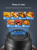 FOHERE Air Fryer Lid 7-in-1 for Instant Pot 6&8 Qt, Crisp Lid Touchscreen, Turn Your Pressure Cooker Into Air Fryer in Seconds, Accessories and Recipe Cookbook Included