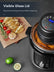 FOHERE Heißluftfrittierdeckel 7-in-1 für Instant Pot 6&8 Qt, Crisp Lid Touchscreen, verwandelt Ihren Schnellkochtopf in Sekundenschnelle in eine Heißluftfritteuse, Zubehör und Rezeptbuch inklusive