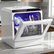 FOHERE Portable Countertop Dishwasher, 1-6H Delay Start, 5+1 Programs, 60-Min Hot Air Drying, 5L Water Tank or Faucet Connection for 2-3 People