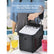 FOHERE Ice Maker Countertop with Handle, 2 Ice Sizes, 9 Bullet Ice in 6 Mins, 28lbs in 24h, Self-clean