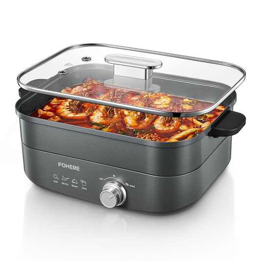 Elektrischer Hot Pot, 4,5L 1300W, 2 Geschwindigkeitsstufen