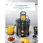 Juicer Extractor, 800W Juicer Machine with 3" Wide Mouth, Easy to Clean, Anti-Slip, Drip-proof, BPA Free, Black.