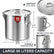 FOHERE 50 LT Stainless Steel Airtight Canister for Kitchen, Rice Food Storage Containers,48-72Lbs Metal Bucket Food Storage Container for Rice, Flour, Grain, Coffee