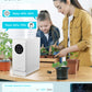 FOHERE Humidifiers for Bedroom, 3.2L Top Fill Cool Mist Ultrasonic Humidifier for Baby Rooms and Plants, 2-IN-1 Essential Oil Diffuser with 7-color Light and Auto Shut-off, BPA-Free, Quiet, White