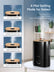 Cool Mist Humidifier for Large Room, 5L Ultrasonic Bedroom Humidifiers with Essential Tray, Smart Sleep Mode, Lasts up to 50H Humidifier for Living and Baby Room, Black