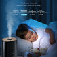 Cool Mist Humidifier for Large Room, 5L Ultrasonic Bedroom Humidifiers with Essential Tray, Smart Sleep Mode, Lasts up to 50H Humidifier for Living and Baby Room, Black
