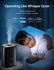 Cool Mist Humidifier for Large Room, 5L Ultrasonic Bedroom Humidifiers with Essential Tray, Smart Sleep Mode, Lasts up to 50H Humidifier for Living and Baby Room, Black