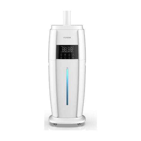 FOHERE 4.76Gal(18L) Humidifier Large Room, Easy Top Fill Cool Mist Tower Humidifier Quiet for Home, Indoor Plant, Commercial, Whole House Cover up to 1000ft², with Remote, 5 Speeds, Timer, White