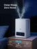 FOHERE 6L Humidifier for Bedroom Home, Cool Mist Humidifiers for Large Room, 60H Ultra-Quiet Runtime for Baby, Plants, Smart Humidity Sensor, Fast Symptom Relief, 16H Timer, Oil Diffuser, White