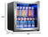 FOHERE 48 Can Beverage Refrigerator Cooler, 1.3 Cu.ft Mini Fridge, Wine Chiller for Bar/Office/Home, New, Reversible Door, 18.30x16.90x16.30 inches