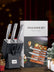 Knife Block Set, FOHERE Knife Set with Advanced Self Sharpening Technology, 7 Pieces Waved Texture Kitchen Knife Set, Stainless Steel Knife Set with Block, Sharp Knives with Non-slip Ergonomic Handle