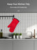 Oven Mitts, Heat Resistant Kitchen Oven Gloves 572°F, Non-Slip Silicone Surface, Extra Long Flexible Thick Mitts for Kitchen , Cooking , Baking , BBQ , Grid Red