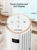 FOHERE Turmventilator für Zuhause, 76 cm oszillierender Ventilator mit Fernbedienung, 3 Geschwindigkeiten, Timer, leiser tragbarer Standventilator ohne Rotorblätter für Schlafzimmer, Bürogebrauch