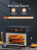 FOHERE Air Fryer Toaster Oven Combo, 20QT Smart Convection Ovens Countertop, 7 Cooking Functions for Roast, Bake, Broil, Air Fry, Free Accessories Included, 1800W