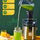 Juicer Machines, FOHERE 1000W Juicer Whole Fruit and Vegetables, Quick Juicing Easy to Clean, 75MM Large Feed Chute, Dual Speed Setting and Non-Slip Feet, Silver