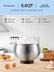 Stand Mixer FOHERE, 6-Speed Stainless Steel Mixer with Dough Hook, Mixing Beater, Wire Whip, Dishwasher-safe , Tilt-Head Kitchen Dough Mixers for Cake, 5.8 QT Electric Home Cooking Kitchen Mixer