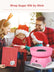 Candy Floss Maker FOHERE Cotton Candy Machine with Wooden Sticks and Sugar Scoop, Easy to Use, Gift for Children's Birthday Party