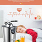 electric orange juicer, FOHERE Citrus Juicer Electric Orange Juicer Squeezer with Humanized Handle, Powerful 160W Silent Motor Stainless Steel BPA-Free, Two Size Cones for Grapefruits, Orange and Lemon, Silver