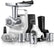 Electric Meat Grinder Heavy Duty - 5 in 1 2500W Max Powerful Home Food Grinder - Sausage Stuffer - Slicer/Shredder/Grater - Kubbe & Tomato Juicing Kits - 3 Stainless Steel Grinding Plates - Size