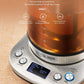 accurate smart control, Tea Kettle Electric, FOHERE Electric Kettle Temperature Control with 6 Presets, 2Hr Keep Warm, Removable Tea Infuser, Stainless Steel Glass Boiler, BPA Free, 1.7L