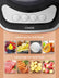 low speed and high speed, FOHERE Food Processor, 12 Cup, 4 Functions for Chopping, Slicing, Purees & Dough, Black