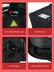 Waffle Maker, Belgian Waffle Maker Iron 180° Flip Double Waffle, 8 Slices, Rotating & Nonstick Plates, Removable Drip Tray, Cool Touch Handle, Black, 1400W