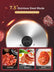 7.5'' stainless steel blade, Meat Slicer 200 Watt for Home Use, Electric Food Slicer with “Two” Upgrade 7.5" Sharp Stainless Steel Blade(Serrated + Smooth) & 0-15mm Precise Thickness Cut Deli Food, Meat, Bread, Fruit, Vegetable