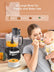 2l large bowel for family and baby use, FOHERE Food Processor, 12 Cup, 4 Functions for Chopping, Slicing, Purees & Dough, Black
