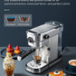 pre-infusion technology, FOHERE Espresso Machine, 15 Bar Espresso and Cappuccino Maker with Milk Frother Steam Wand, Professional Compact Coffee Machine for Espresso, Cappuccino, Latte and Mocha, Brushed Stainless Steel