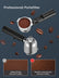 professional partafilter, FOHERE Espresso Machine, 3.5 Bar 4 Cup Steam Espresso Machine, Espresso and Cappuccino Maker with Milk Frother and Carafe, Professional Compact Coffee Machine for Espresso, Cappuccino, Latte and Mocha