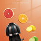 two size cones design, FOHERE Orange Juice Squeezer Electric Citrus Juicer with Two Interchangeable Cones Suitable for orange, lemon and Grapefruit, Brushed Stainless Steel