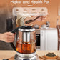 professional tea maker and healthy pot, Tea Kettle Electric, FOHERE Electric Kettle Temperature Control with 6 Presets, 2Hr Keep Warm, Removable Tea Infuser, Stainless Steel Glass Boiler, BPA Free, 1.7L
