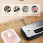 Vacuum Sealer Machine, FOHERE 70KPa Automatic Food Sealer With 2 Modes, Air Sealing System for Food Storage, External Suction Pipe for Jar Food Storage, Touch Screen, Led Indicator Lights(Silver)