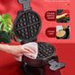 easy to clean, Waffle Maker, Belgian Waffle Maker Iron 180° Flip Double Waffle, 8 Slices, Rotating & Nonstick Plates, Removable Drip Tray, Cool Touch Handle, Black, 1400W
